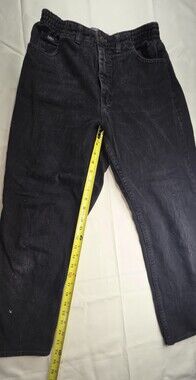 Lee Original Jeans Women Elastic Waist, High Rise, Relaxed Fit, Size 16 Sku 0247